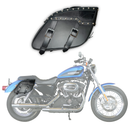 Motorcycle Detachable Saddlebag Two Strap with Quick Release Buckles Shielded Bottom