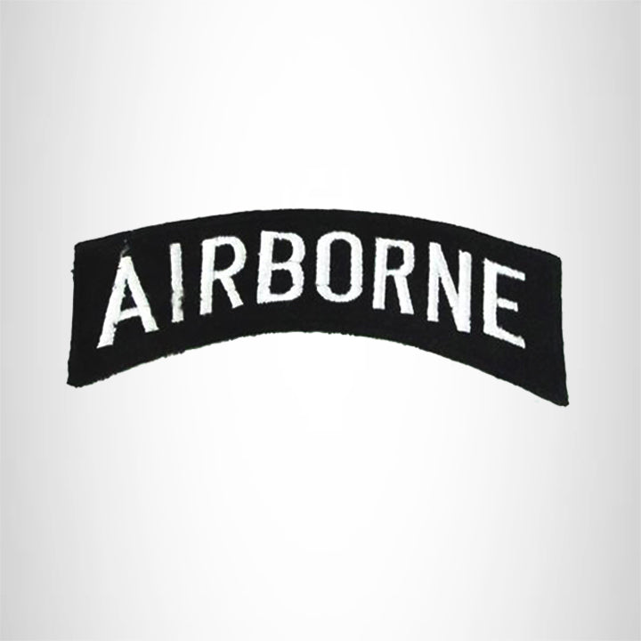Airborne American Veterans Small Military Rocker Patch
