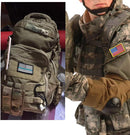 Bundle 12 Pieces USA Flag Patch Thin Blue Line Tactical American Flag US United States Military Patches Set for Caps,Bags,Backpacks,Tactical Vest,Military Uniforms (D-USA Patch