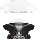7" Wave Windshield Windscreen Wind for Touring Street Glide Electra Glide Ultra Limited Tri Glide FLHT FLHX FLHXS FLHTK 2014 - 2022 Clear - STURGIS MIDWEST INC.