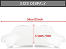 7" Wave Windshield Windscreen Wind for Touring Street Glide Electra Glide Ultra Limited Tri Glide FLHT FLHX FLHXS FLHTK 2014 - 2022 Clear - STURGIS MIDWEST INC.