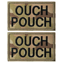 4PCS American Flag Patches Set, Tactical US Flag Patches Full Embroidery Military Patch for Caps Bags Vests Military Uniforms, Grey