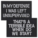 4PCS American Flag Patches Set, Tactical US Flag Patches Full Embroidery Military Patch for Caps Bags Vests Military Uniforms, Grey