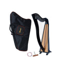 Best 22 string celtic harp Style Black Lever Harp with Free Bag, Tuning Key and Strings - STURGIS MIDWEST INC.