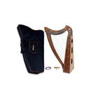 Best 22 string celtic harp Style Brown Lever Harp with Free Bag, Tuning Key and Strings - STURGIS MIDWEST INC.