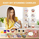 Candle Making Kit for Adult, DIY Candle Making Supplies Include Soy Wax, Wicks, Candle Tins, Essential Oils, Dyes, DIY Arts & Crafts Gift for Kids, Beginners, Adults - STURGIS MIDWEST INC.