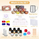 Candle Making Kit for Adult, DIY Candle Making Supplies Include Soy Wax, Wicks, Candle Tins, Essential Oils, Dyes, DIY Arts & Crafts Gift for Kids, Beginners, Adults - STURGIS MIDWEST INC.