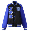 Zeta Phi Beta Sorority Black Bomber Jacket – Custom Made Tailor Fit with Embroidery & Personalization Options