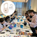 OriGlam Lyre Harp 7 String DIY Kit, Make Your Own Bass Wood Lyres With String Post and Saddle Tuning - STURGIS MIDWEST INC.