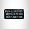 Small Patch 98% of all Harleys Iron on for Vest Jacket SB569