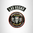 LAS VEGAS Defend Your Rights the 2nd Amendment 2 Patches Set for Vest Jacket