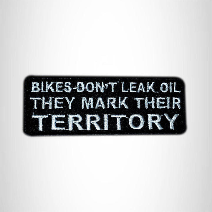 BIKES DON'T LEAK Small Patch Iron on for Vest Jacket SB579