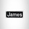 James Iron on Name Tag Patch for Motorcycle Biker Jacket and Vest NB167