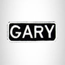 Gary Iron on Name Tag Patch for Motorcycle Biker Jacket and Vest NB162