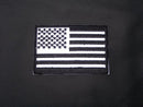 Reflective Patch US Flag Glow in Dark badges Black & White USA Flag New-STURGIS MIDWEST INC.
