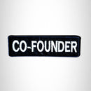 CO-FOUNDER Small Patch Iron on for Vest Jacket SB607