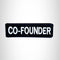CO-FOUNDER Small Patch Iron on for Vest Jacket SB607