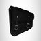 Motorcycle Solo Bag Left Side for Harley Dyna Black New SOL718