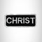 Christ Iron on Name Tag Patch for Motorcycle Biker Jacket and Vest NB147