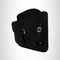 Motorcycle Solo Bag Left Side for Harley Dyna Black New SOL718