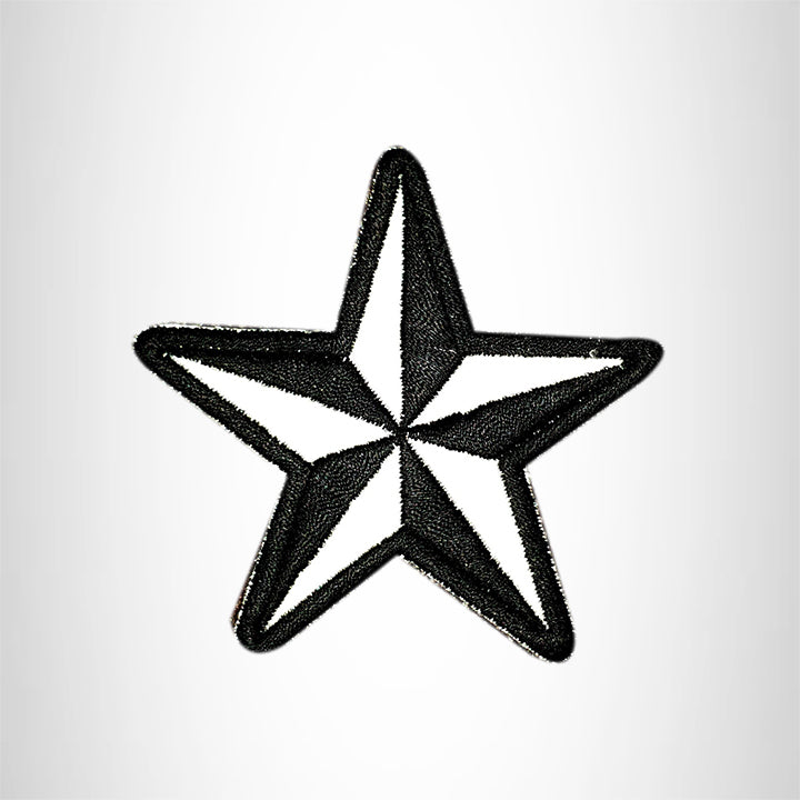 REFLECTIVE STAR Small Patch Iron on for Vest Jacket SB617