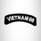 Vietnam 66 Vet American Veterans Small Military Rocker Patch