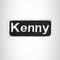 Kenny Iron on Name Tag Patch for Motorcycle Biker Jacket and Vest NB174