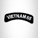 Vietnam 65 Vet American Veterans Small Military Rocker Patch