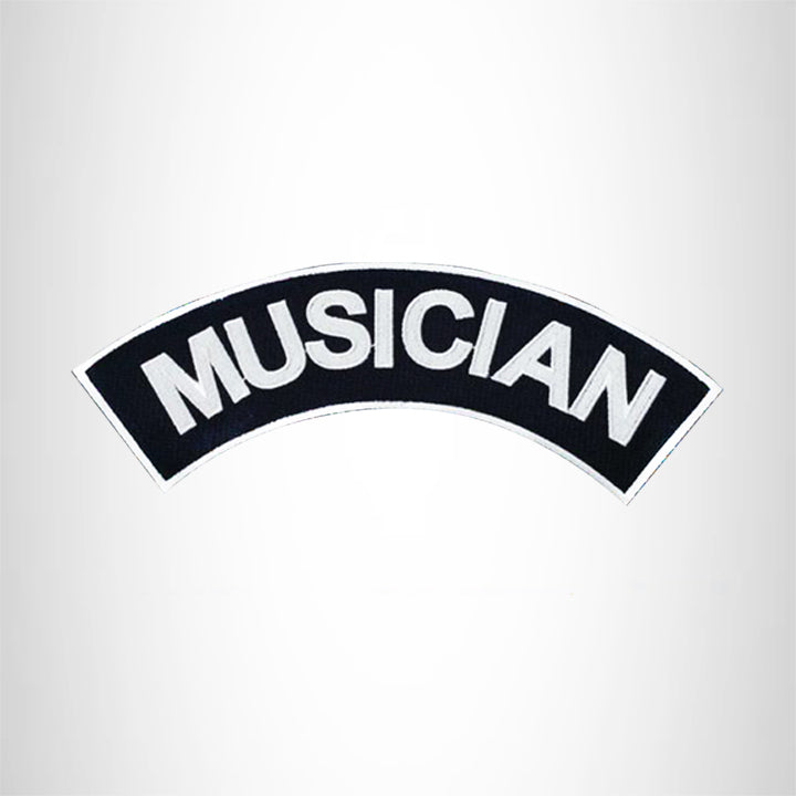 MUSICIAN Patch Top Rocker Black Back Patches for Vest Jacket