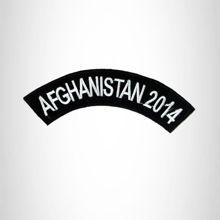 Afghanistan 2014 Small Military Rocker Patch