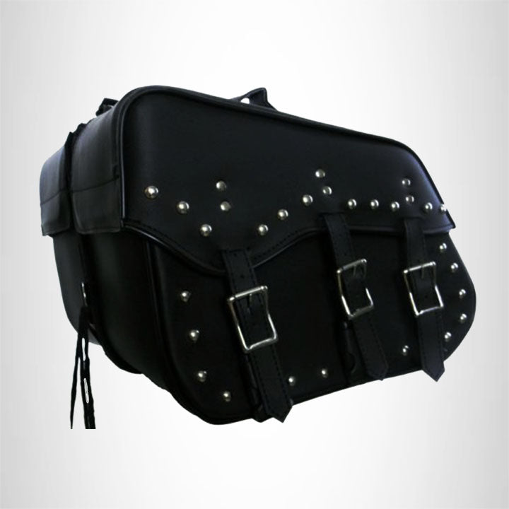Motorcycle Detachable Saddlebag for Harley Dyna Super Glide 3 Straps SAD220