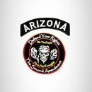 ARIZONA Defend Your Rights the 2nd Amendment 2 Patches Set for Vest Jacket