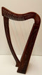 Musical Instrument 19 Strings Lever Solid Wood Celtic Irish Rose Harp