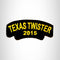 Texas Twister 2015 Small Patch Iron on for Biker Vest SB816