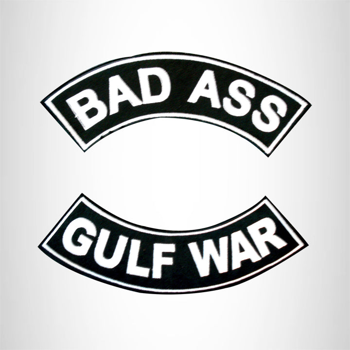 Bad Ass Gulf War 2 Patches Set Sew on for Vest Jacket