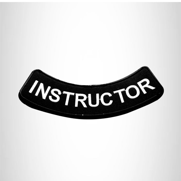 INSTRUCTOR Bottom Rocker Patch for Vest Jacket BR382