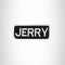 Jerry Iron on Name Tag Patch for Motorcycle Biker Jacket and Vest NB168