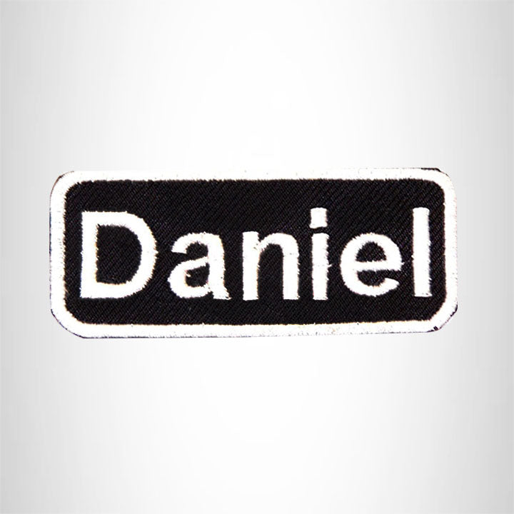 Daniel Iron on Name Tag Patch for Motorcycle Biker Jacket and Vest NB150