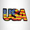 USA Small Patch Iron on for Biker Vest Jacket SB660
