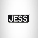 Jess Iron on Name Tag Patch for Motorcycle Biker Jacket and Vest NB169