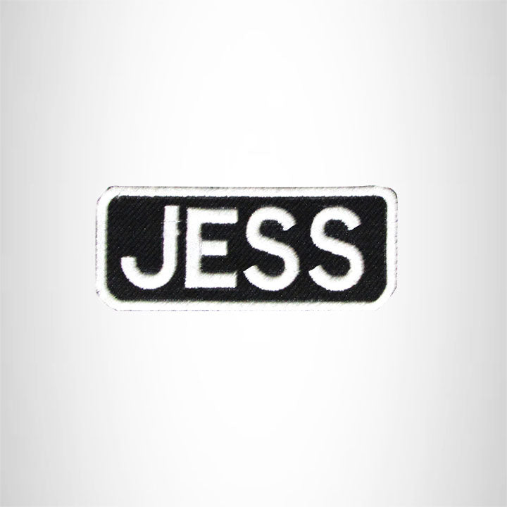 Jess Iron on Name Tag Patch for Motorcycle Biker Jacket and Vest NB169