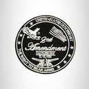2nd Amendment the Right Iron on Small Patch for Biker Vest SB913 - STURGIS MIDWEST INC.
