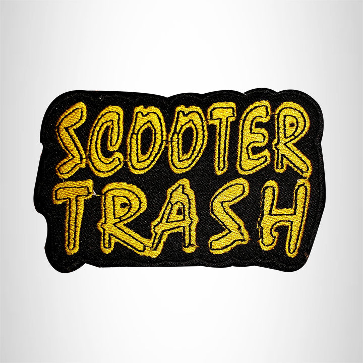 SCOOTER TRASH Small Patch Iron on for Vest Jacket SB659