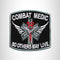 COMBAT MEDIC Iron on Small Patch for Biker Vest SB894