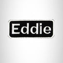 Eddie Iron on Name Tag Patch for Motorcycle Biker Jacket and Vest NB158
