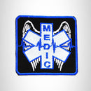 MEDIC WITH WINGS Iron on Small Patch for Biker Vest SB902