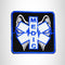 MEDIC WITH WINGS Iron on Small Patch for Biker Vest SB902