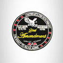 Small Patch United States Gun Permit Second Amendment Iron on for Biker Vest SB915
