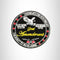 Small Patch United States Gun Permit Second Amendment Iron on for Biker Vest SB915