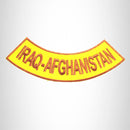 IRAQ-AFGHANISTAN Iron on Bottom Rocker Patch for Motorcycle Biker Vest BR462